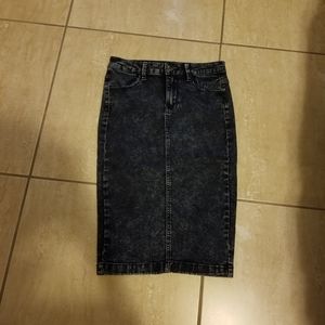 NWT forever 21 denim midi skirt SZ S